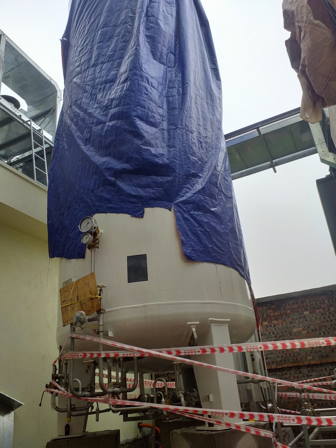 Bồn chứa khí CO2 25m3 tại Quảng Trị