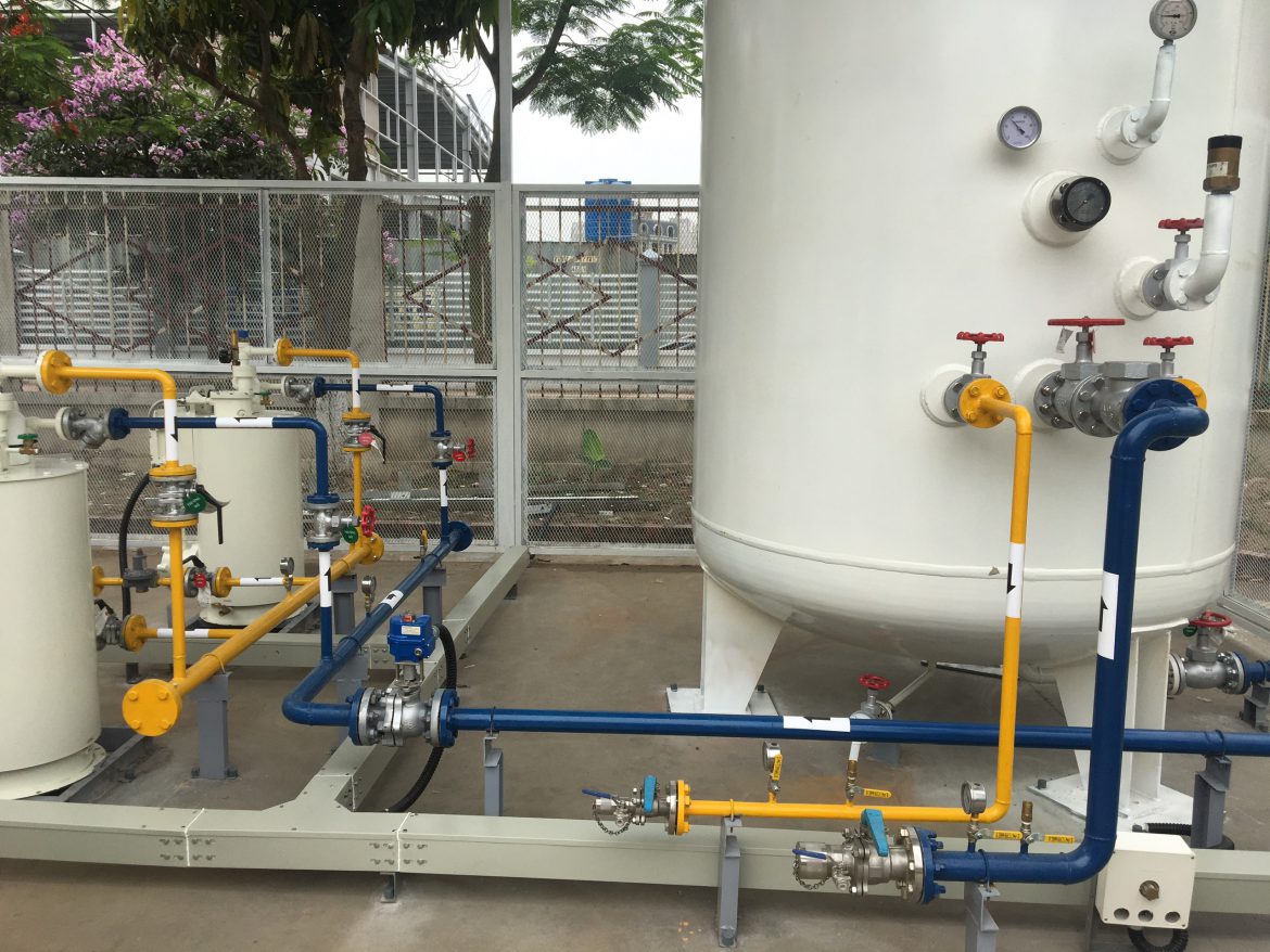 Lắp đặt bồn gas